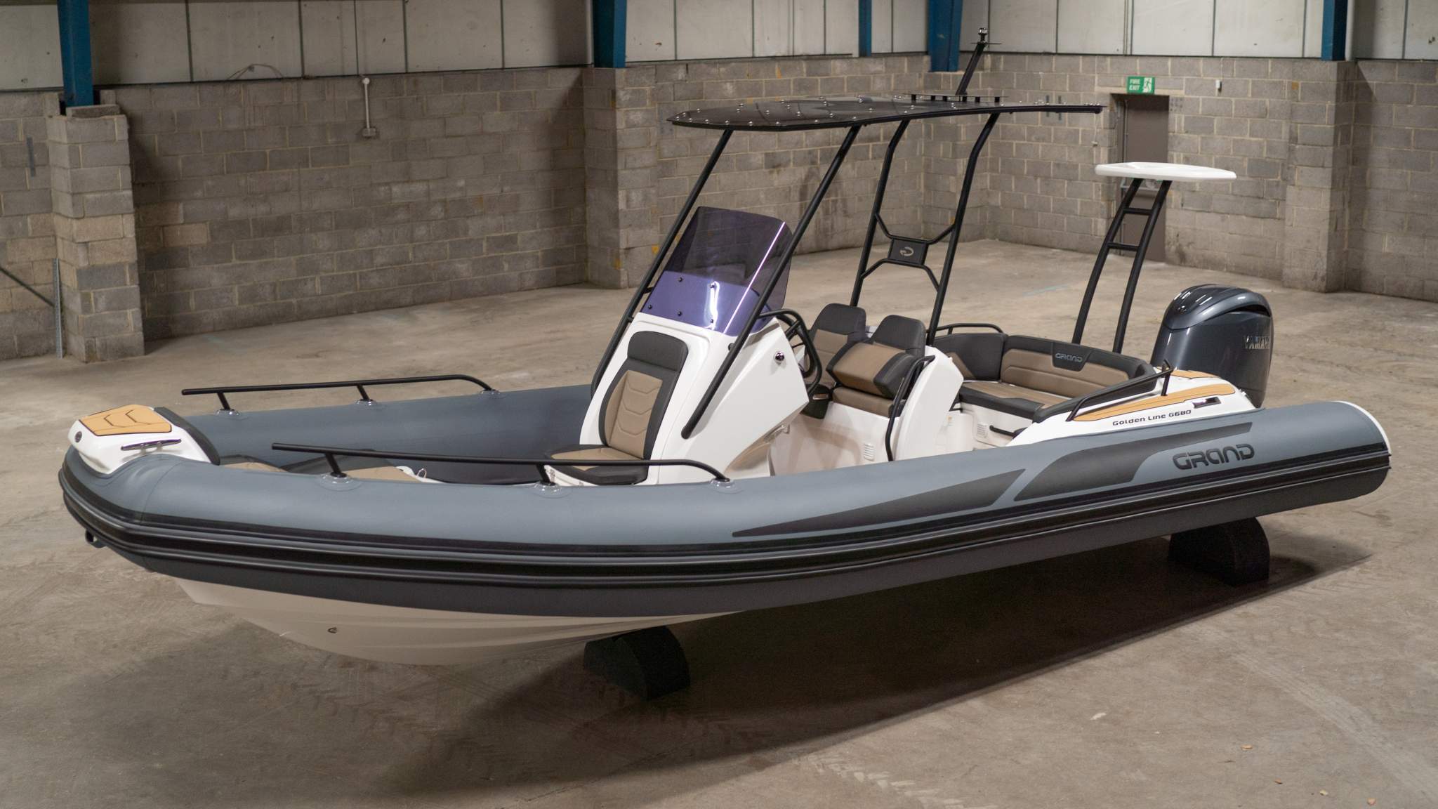 The Grand G680 rigid inflatable boat