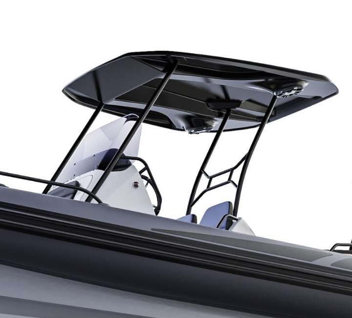 The t-top on the Grand G680 rigid inflatable boat