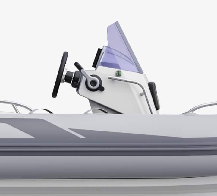 A render of the console on the Grand G420 tender boat