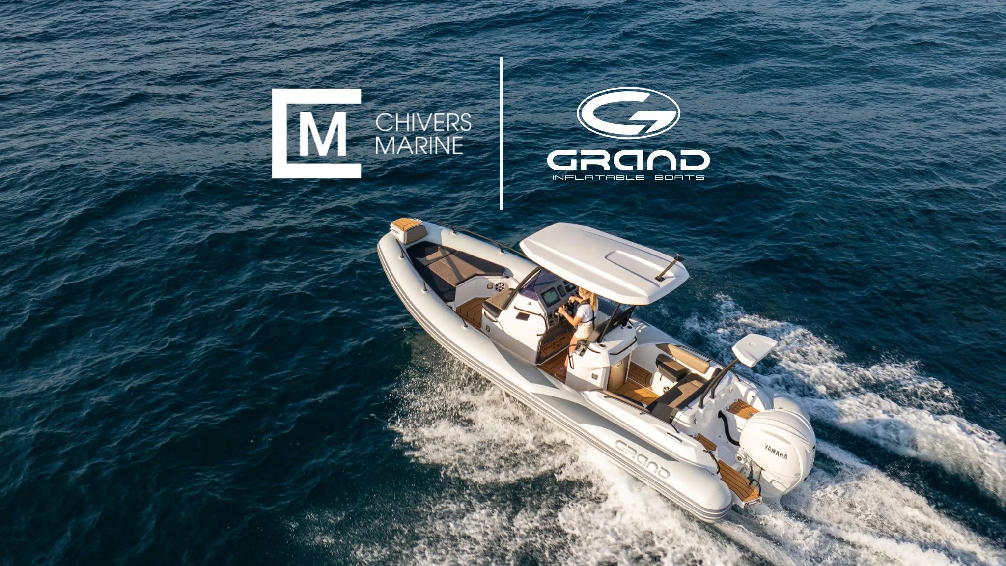 Grand rigid inflatable boat with Chivers Marine