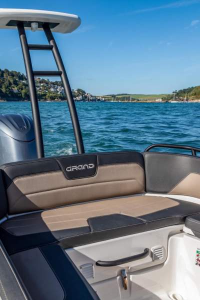 Grand G680 rigid inflatable boat on the water