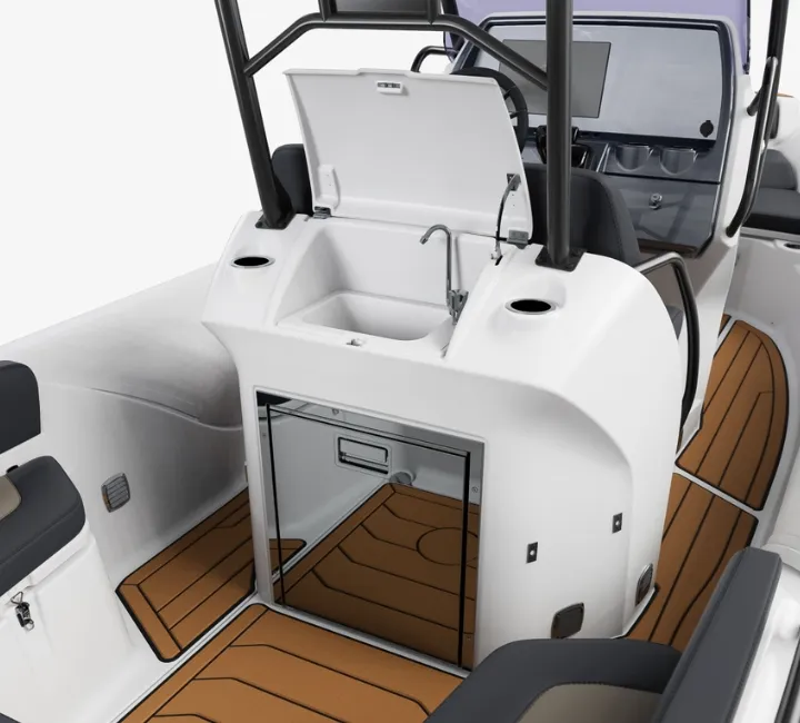 Render of Grand G680 RIB boat