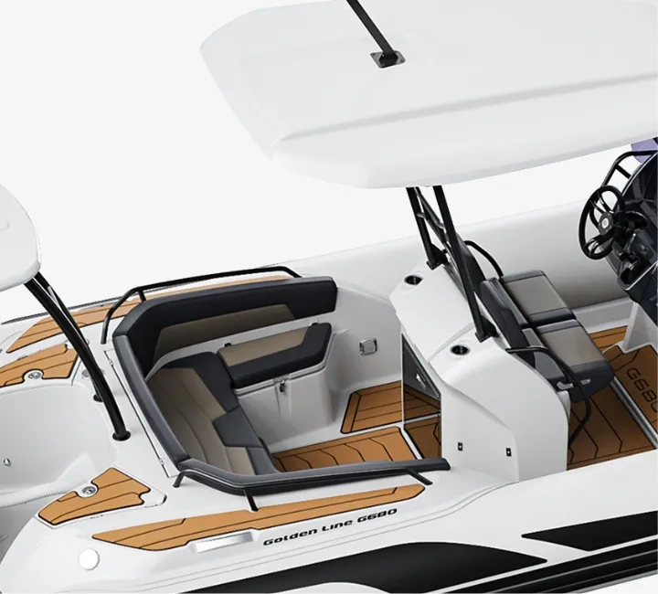 Render of Grand G680 RIB boat