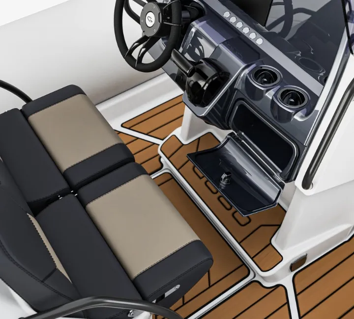 Render of Grand G680 RIB boat