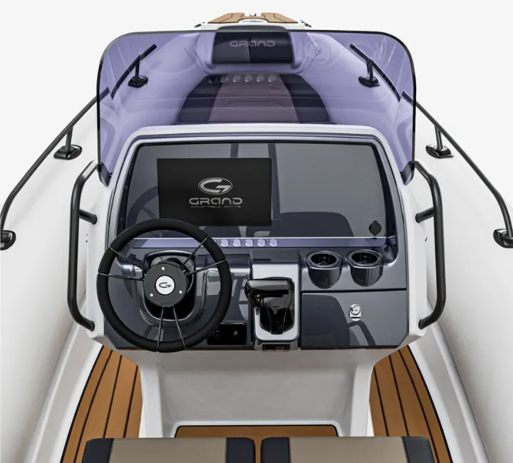 Render of Grand G680 RIB boat