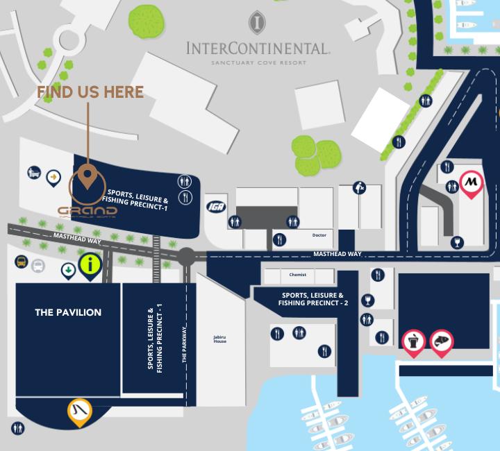 Sanctuary Cove Boat Show Map