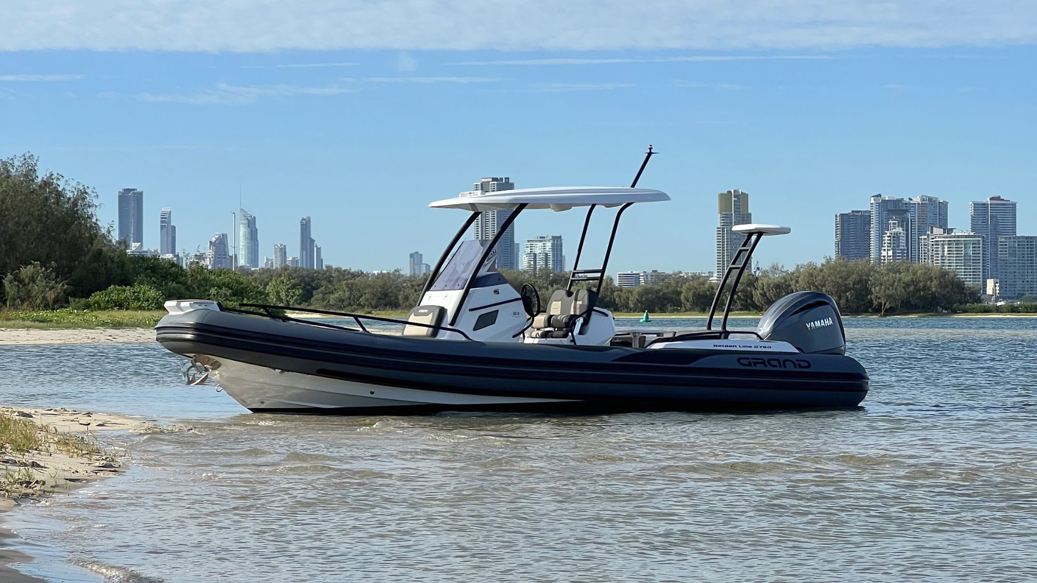 Grand G750 rib boat for sale on the Gold Coast Australia
