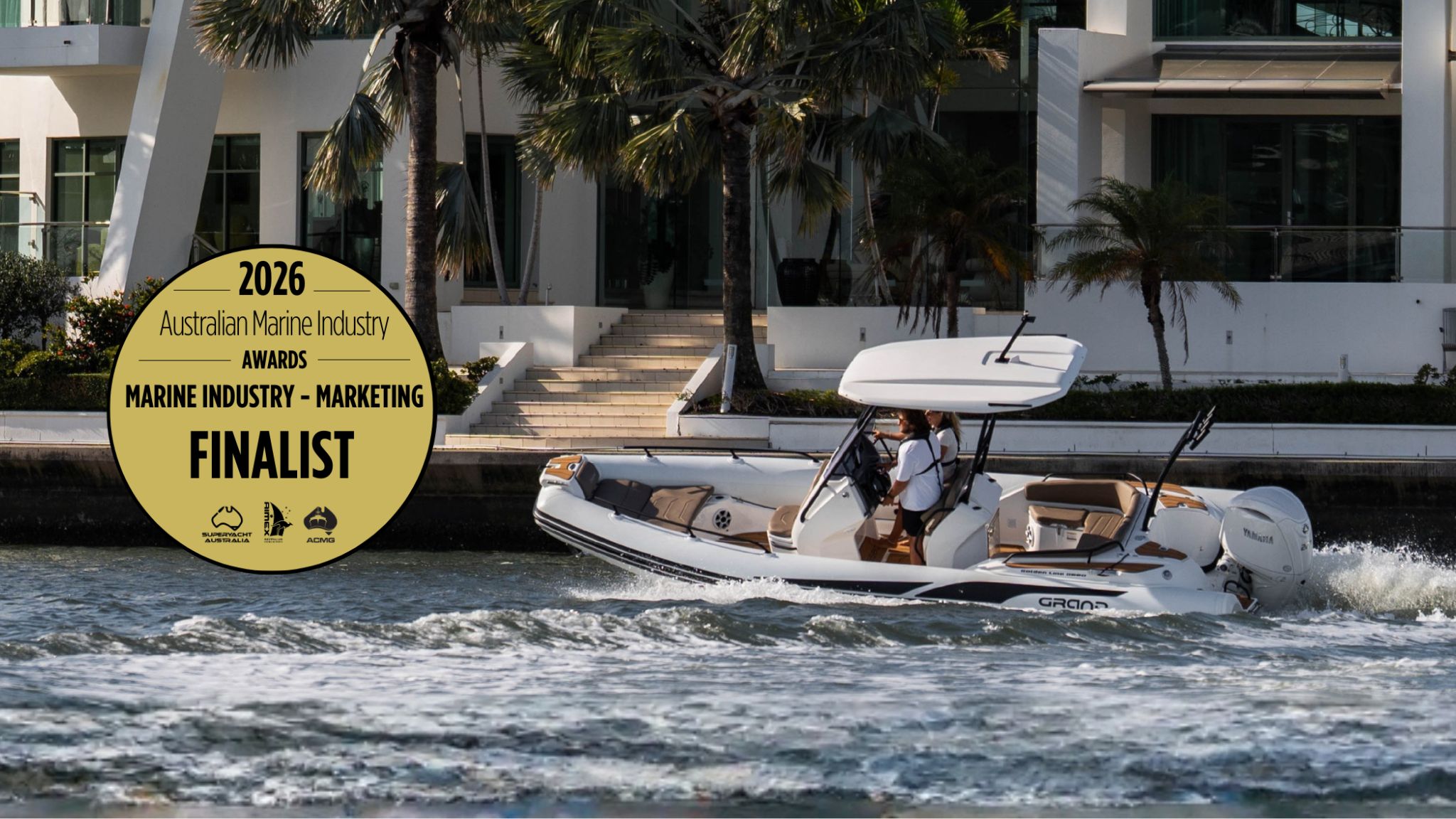 Grand Boats Finalist at Australian Marine Industry Awards 2026