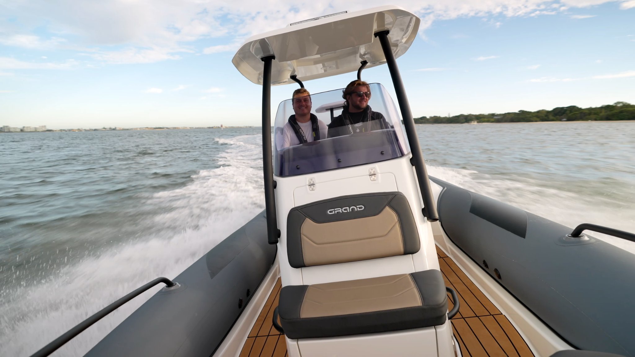 Grand G750 dark grey rigid inflatable boat for sale