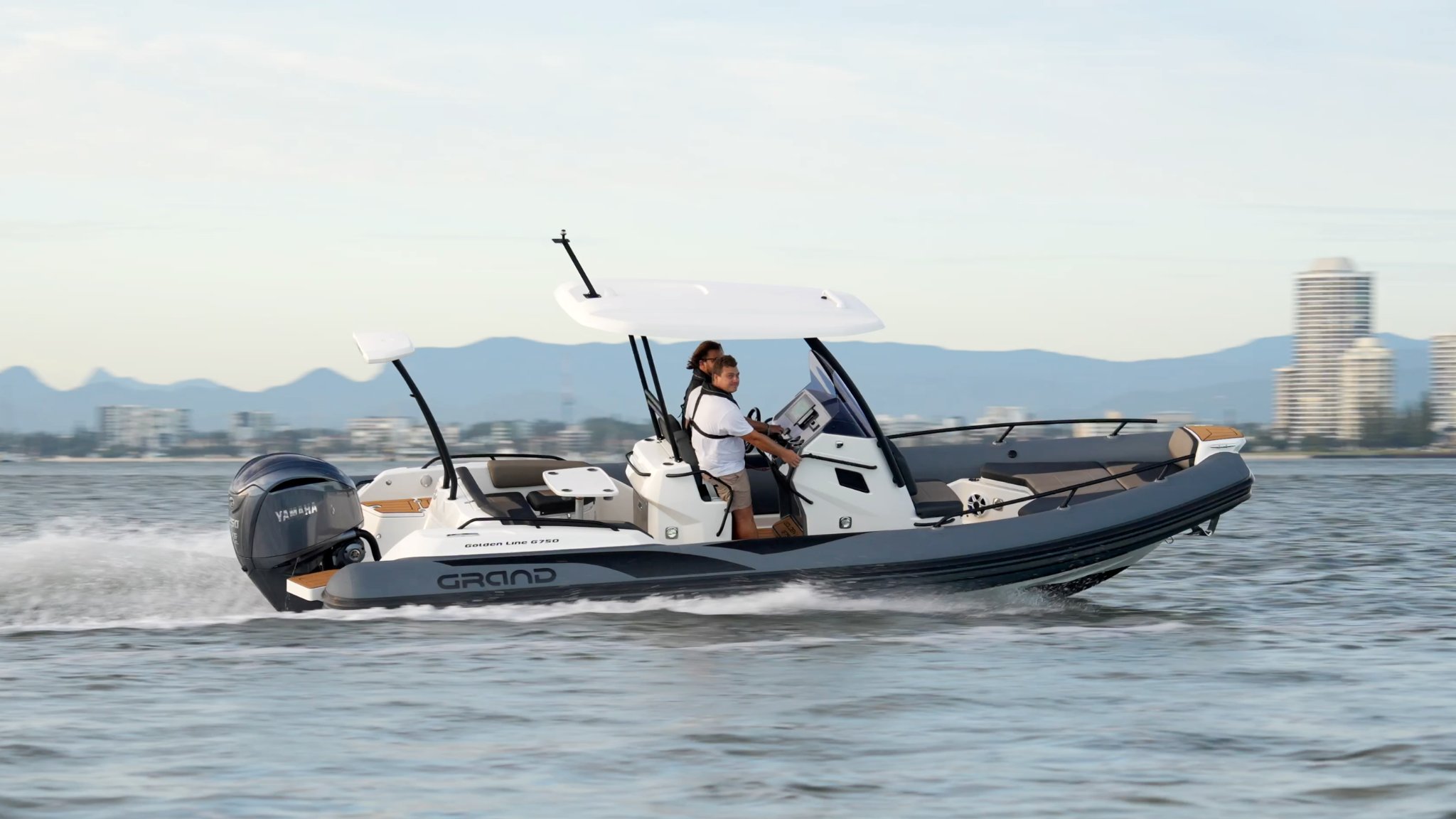 Grand G750 dark grey rigid inflatable boat for sale