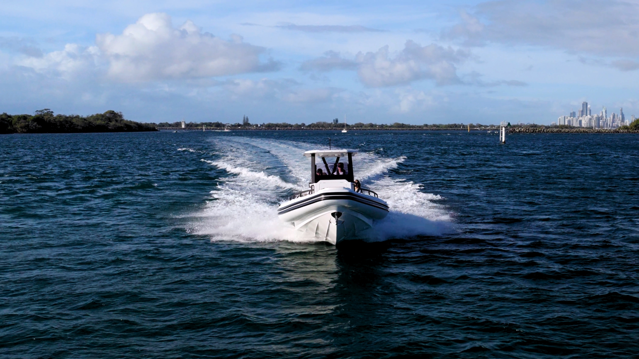 Grand G980 10 metre rigid inflatable boat with twin stepped hull
