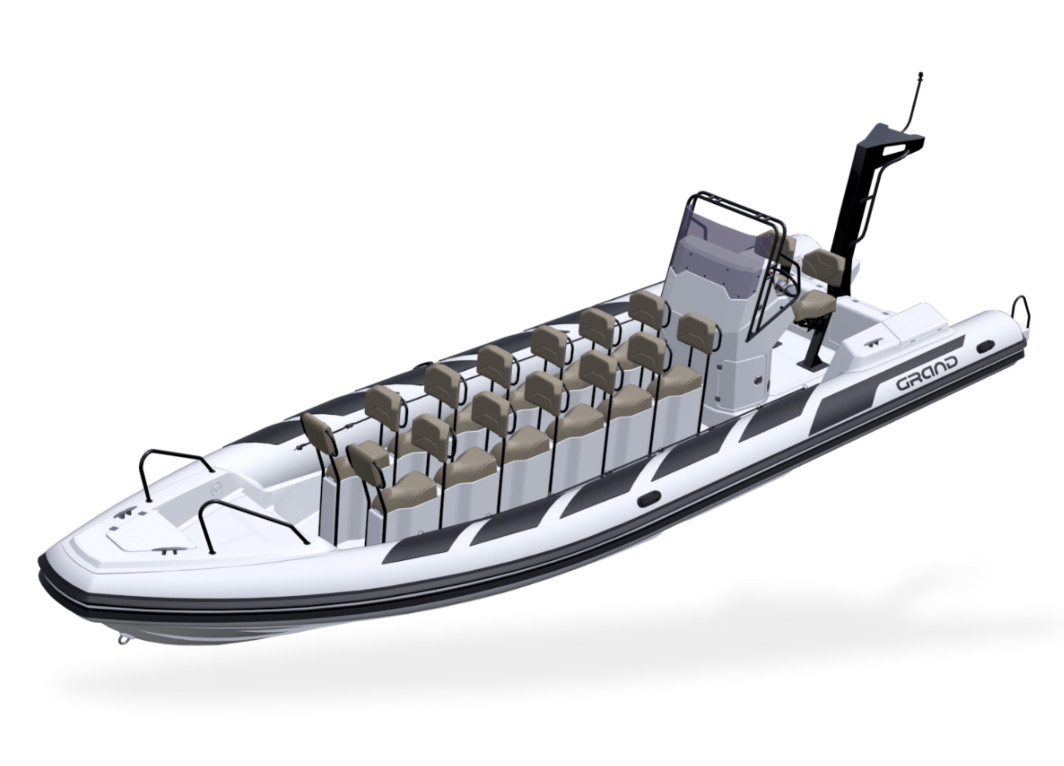 Grand D950 Taxi RIB render