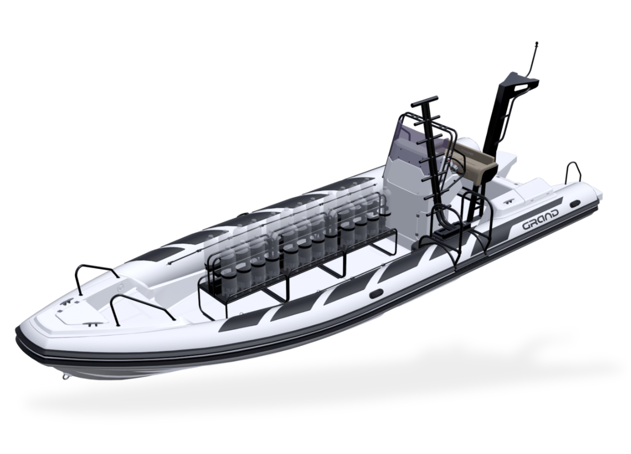 Grand D950 Dive RIB render