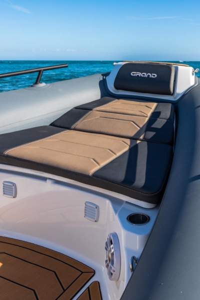 Grand G680 rigid inflatable boat on the water