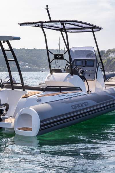 Grand G680 rigid inflatable boat on the water